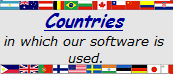 Counties in which our customers live.
