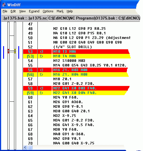 Windiff Compare Panel